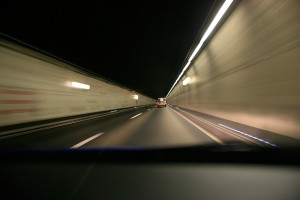 Tunnelfahrt